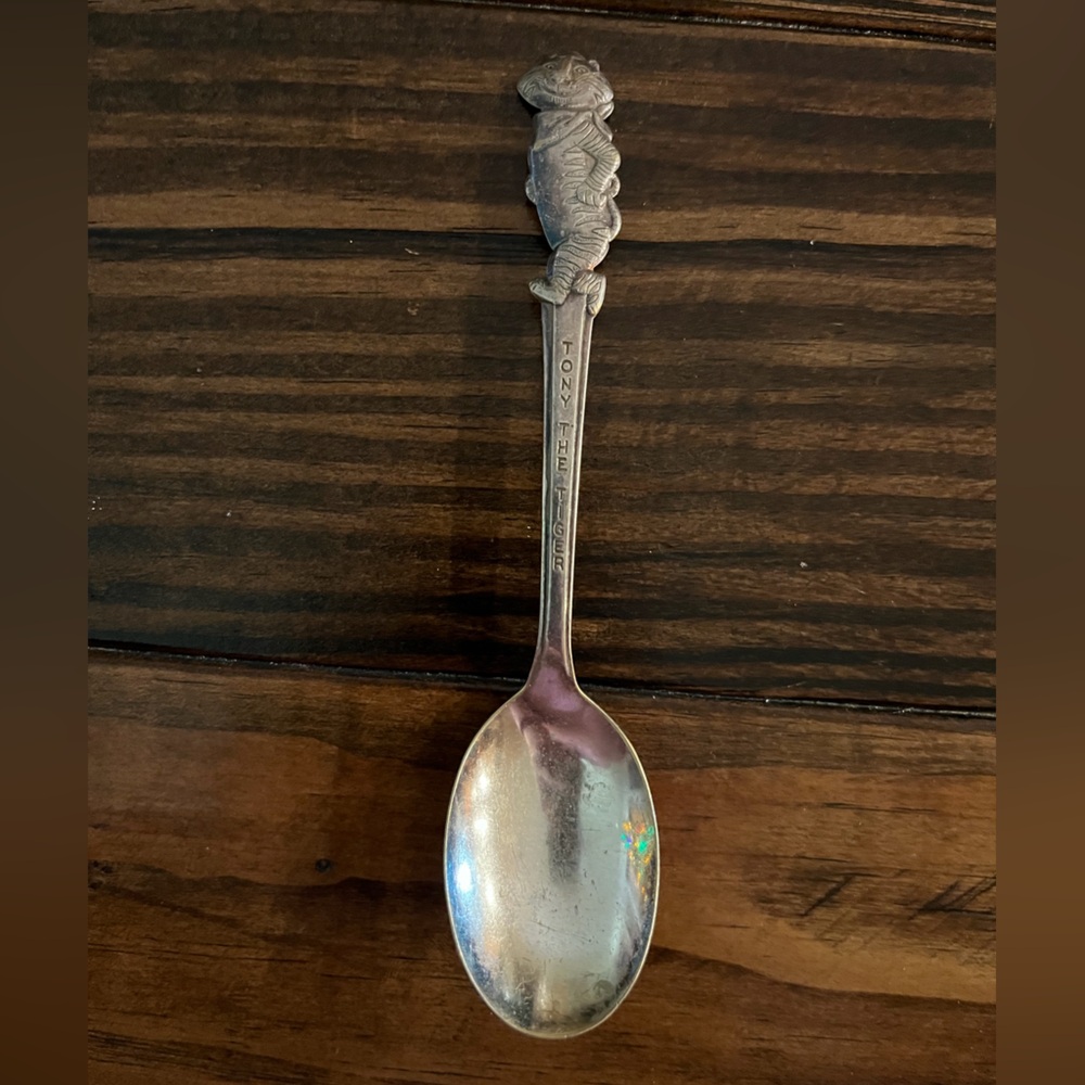 Vintage Kellogg’s Tony The Tiger Plated  Spoon